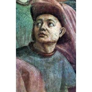 Brancacci Chapel   awakening Theophilus son by Masaccio canvas art 