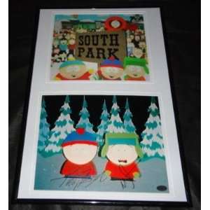  South Park Matt Stone & Trey Parker Dual Signed Framed 