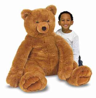  Melissa & Doug Jumbo Brown Teddy Bear   Plush: Toys 