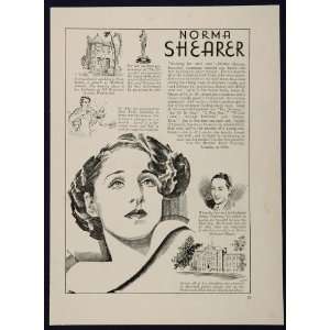  1933 Norma Shearer Sylvia Sidney Actor Film Movie Star 
