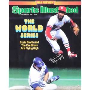 Ozzie Smith St. Louis Cardinals   Sports Illustrated Cover 