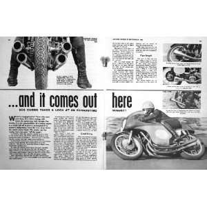    MOTOR CYCLE MAGAZINE 1962 MEGAPHONITIS PETER FRASER