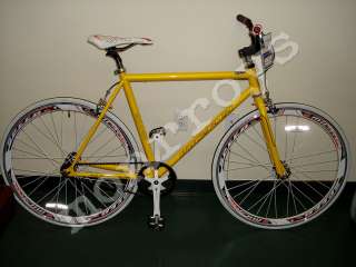  RD 626 FIXIE Sporty 53cm Fixed Gear Bicycle Road Bike Yellow  