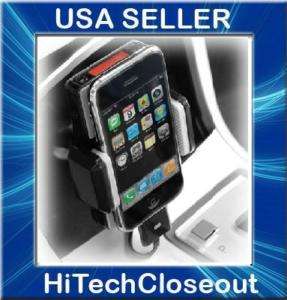 FM TRANSMITTER HAND FREE CAR KIT FOR iPHONE 3G 3GS iPod  