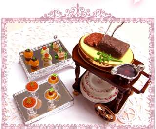 Re Ment Mini Reserve Special Hotel Buffet Food Set of 8  