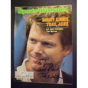 Tom Watson Autographed June 28, 1982 Sports Illustrated Magazine