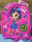 lisa frank pink glittery paris girl backpack new folder expedited