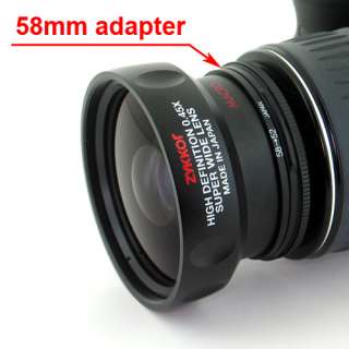 45x Wide Angle 52mm Lens with Macro for Canon Japan  