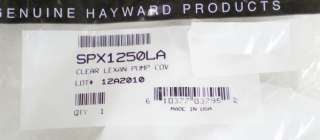 HAYWARD POOL AND SPA SPX1250LA CLEAR LEXAN COVER PART FOR MAX FLO PUMP 
