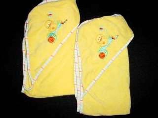 USED BABY BATH HOODED TOWEL NUETRAL UNISEX BOY or GIRL 0 3 or 0 9 