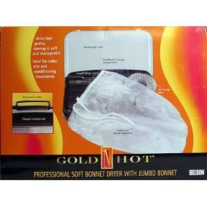 Belson Gold N Hot Professional Soft Bonnet Dryer with Jumbo Bonnet 