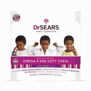  Omega 3 Dha Chews,Acai 60 Chews From Dr.  Family 