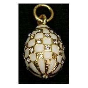  Faberge Style Egg Pendant 02951WT 