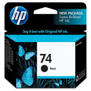 HP 74 Black Inkjet Print Cartridge   HP Inkjet Printer Cartridges and 