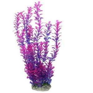  Como Fish Tank 13.4 Height Plastic Fuchsia Blue Plant 