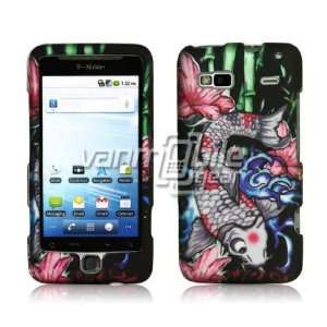 VMG Koi Fish Design Hard 2 Pc Plastic Snap On Case for T Mobile HTC G2 