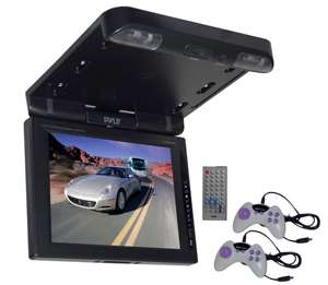   TFT LCD Roof Mount DVD Monitor and IR/FM Transmitter: Car Electronics