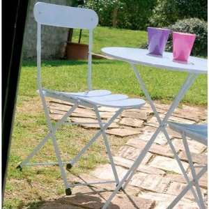  Cassis Folding Chair Color: Light Green: Patio, Lawn 