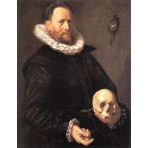  Acrylic Fridge Magnet Hals Portrait of a Man Holding a 