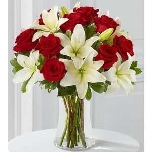   Everything Valentines Day Flower Bouquet   13 Stems   Vase Included
