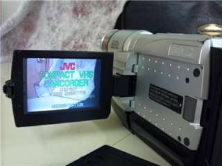 JVC GR SXM745 SUPER VHS VIDEO CAMERA 600X SUPER DIGITAL ZOOM CAMCORDER 