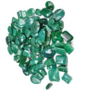   Green Emerald Mixes Shape Loose Gemstone Lot Aura Gemstones Jewelry