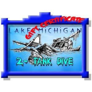    DRIS Dive Gear $100 Lake Michigan Gift Certificate