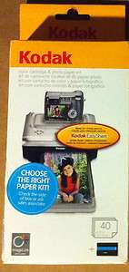   Kodak PH 40 Easyshare Color Cartridge & Photo Paper Kit for Printer