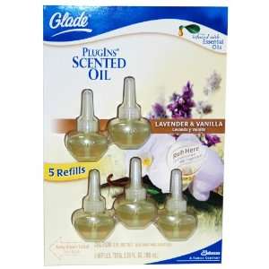  Glade PlugIns Scented Oil Refills, 5 Pack   Lavender 