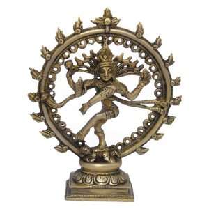 Hindu God Shiva Natarajan Statue Sculpture 6.5 inches  