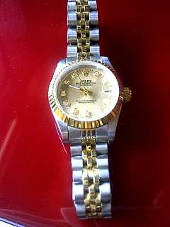 LADIES ROLEX OYSTER PERPETUAL DATE JUST JUBILEE TWO TONE Datejust 