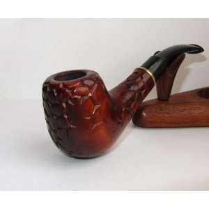  Pear Wood Hand Carved Tobacco Smoking Pipe Sahara 