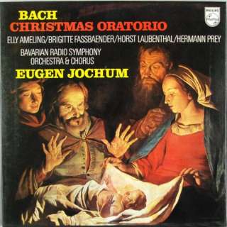 JOCHUM Bach Christmas Oratorio Ameling PHILIPS 3 LP NM  