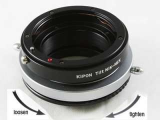 Kipon Tilt Adapter for Nikon F lens to Sony E mount NEX  