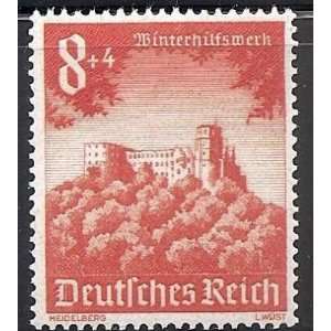   Germany Reich Heligoland 50th Castle At Heidelberg Scott B181 MNHVFOG