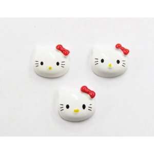   Bow Cream Kitty Cat Flat back Resin Cabochons: Arts, Crafts & Sewing