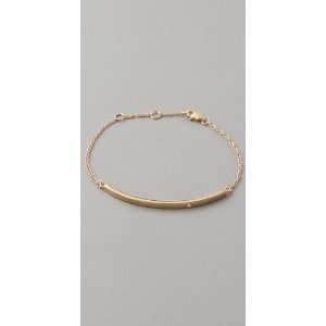   Jennifer Zeuner Jewelry Horizontal Bar Bracelet with Diamond Jewelry