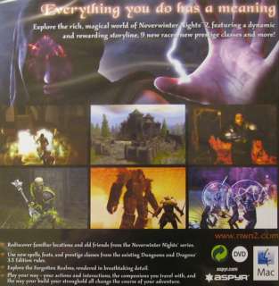 Neverwinter Nights 2 Intel Mac only, OS 10.4.11 + NEW 5051292100164 