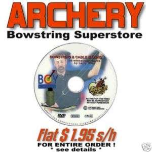 BCY Archery BOWSTRING & CABLE MAKING DVD How To VIDEO  