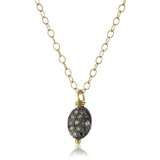 lulu designs pave diamond oval necklace $ 180 40 mizuki 14k bracelet 