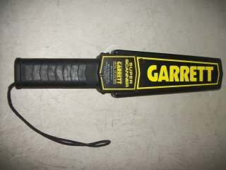 Garrett Super Scanner Security Metal Detector Model 1165170  