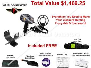 Fisher CZ 21 Metal Detector with 8 Coil  