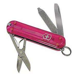 Swiss Army Classic Sc Knife, Translucent Pink