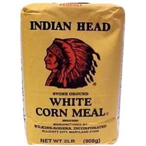 Indian Head Stoneground White Corn Meal   15 Pack  Grocery 