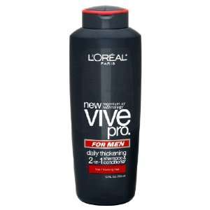 SPECIAL 6 PACK LOREAL PARIS VIVE PRO FOR MEN DAILY THICKENING 2 IN 1 