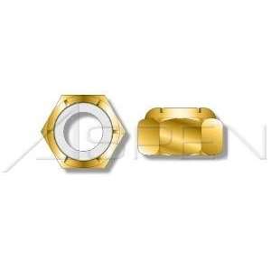 2000pcs per box) #8 32 Nylon Insert Lock Nuts Regular Steel, Yellow 