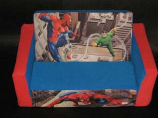   Spiderman FOLD OUT COUCH SOFA BED PLUSH Large Childs Kids Chair  