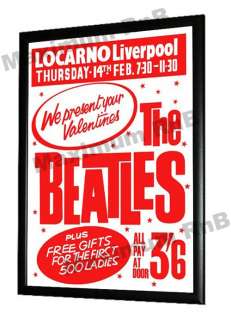 The Beatles Concert Poster, Liverpool Locarno 1963  