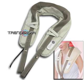   AND SHOULDER BACK WAIST MASSAGER w/HEAT TAPPING MUSCLE MASSAGE THERAPY