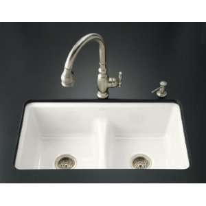 Kohler K 5838 4 30 Deerfield Smart Divide Self Rimming Kitchen Sink 
